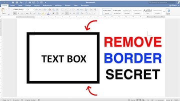 How To Remove Line Around Text Box In Word 365