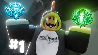 DOMINATING DIAMOND RANK LOBBIES To EMERALD RANK.. ep.1 ( Roblox Bedwars )