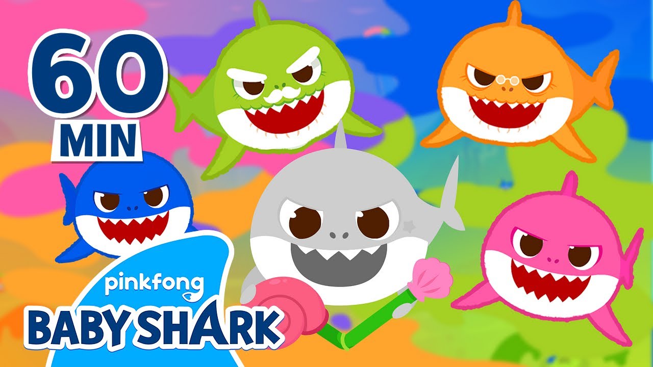 Find the Color Thief with Shark Family! | +Compilation | Stories and Songs | Baby Shark Official