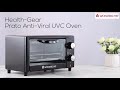 Healthgear prato antiviral oven  wonderchef