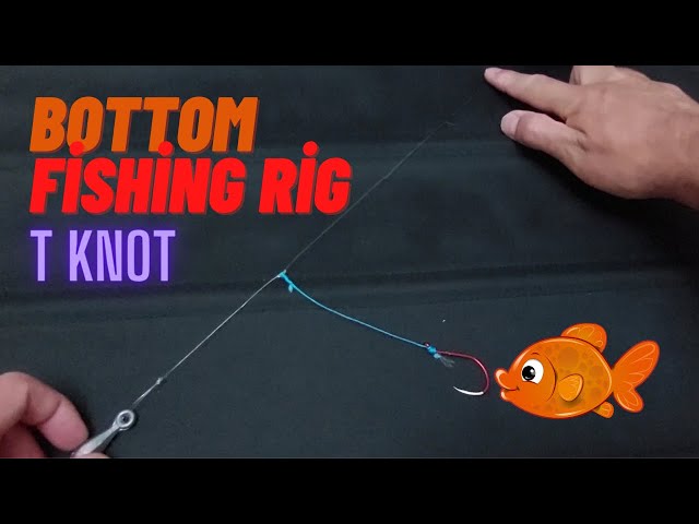 Simple Bottom Fishing Rig - How To Make A Bottom Fishing Rigs - Basic Fishing  Rigs 