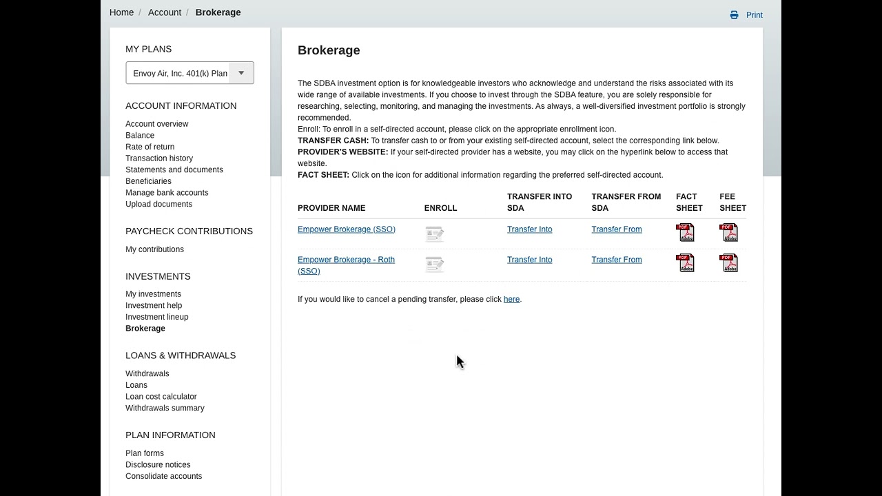How to Move your Empower Retirement Account to A Self Directed Account