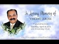 Funeral service of vincent lukose