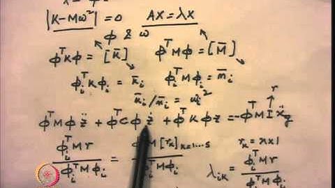 Mod-03 Lec-13 Response Analysis for Specified Ground Motion Contd.....