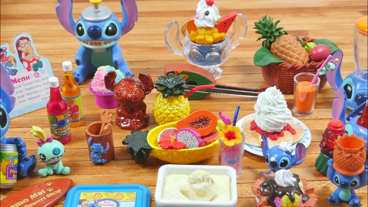 Re-ment Disney Stitch Tropical Dessert / 리멘트 스티치 트로피칼