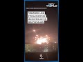 Moment Israeli Missile Hits Iran's Zanjan: Firework-like Streaks Then A Huge Fireball