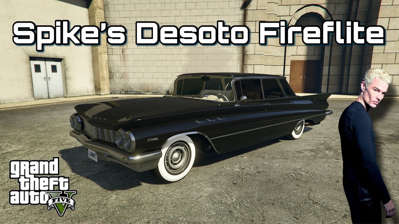 How To Make Spike’s Desoto Fireflite (Buffy The Vampire Slayer) On GTA 5 | Hana x Bana