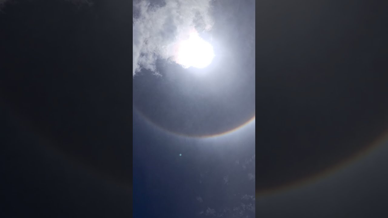 22 Degree Solar Halo Is An Atmospheric Phenomenon Where A Ring Of Light 