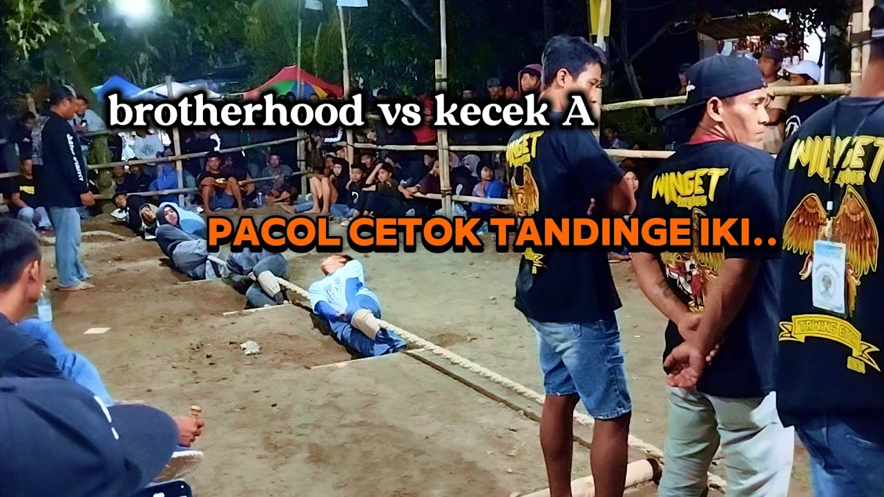 Brotherhood menghadapi kecek A Apa yg terjadi sama sama pernah juara..