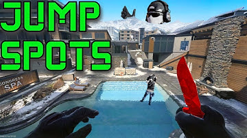 HIMMELMATT EXPO JUMP SPOTS, LINES OF SIGHT AND WALLBANGS FOR MW2 RANKED!!!