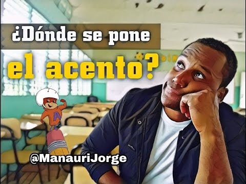COMO SE PONEN LOS ACENTOS