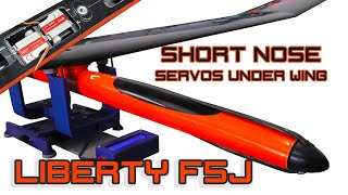 Alternate servo layout for Liberty F5J fuselage. Using the new Short Nose