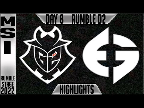 G2 vs EG Highlights | MSI 2022 Day 8 Rumble Stage D2 | G2 Esports vs Evil Geniuses