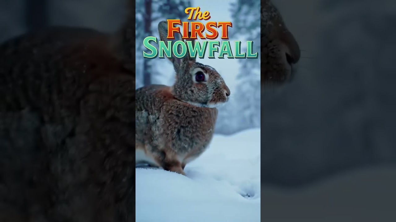 "Can AI Capture Nature’s Magic Like This? 🐇❄️🌧️ | 