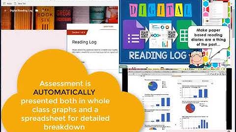 Digital reading log for primary / elementary teachers