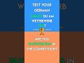 Can You Pass This German Verb Test?