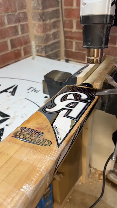 CA White Gold Cricket Bat Refurb #cricket #batreview #cricketbat #batrepair #repair #ytshorts