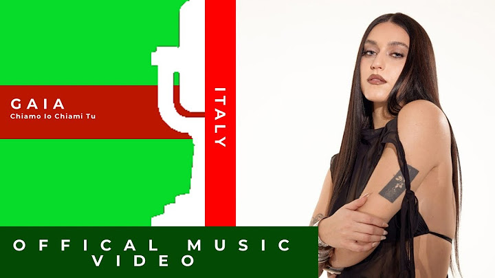 GAIA - Chiamo Io Chiami Tu | 🇮🇹 Italy | Official Music Video | Tomas Somg Contest 24’