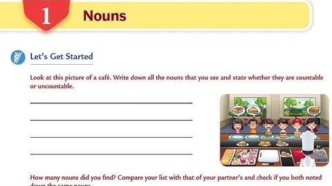 Nouns | Chapter- 01 | Class-07 | Collins English Grammar and composition book
