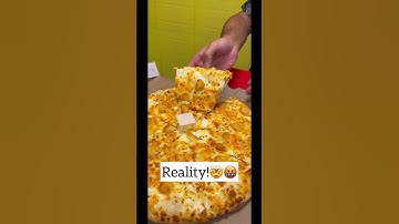 Thumbnail of Reality of 4 Cheese Pizza 🤮🤮🤮🤮 #dominos #viral #shorts #cheese