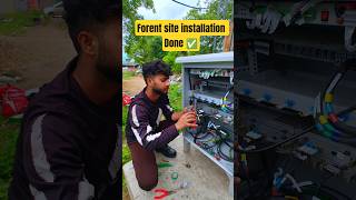 दुसरी साईड भी installation done ✅#vlog #minivlog #telecom #bsnl