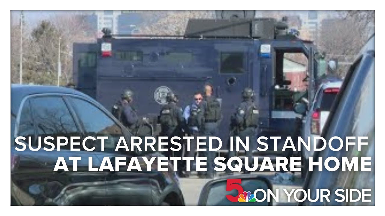 Suspect surrenders after hours-long standoff at Lafayette Square home ...
