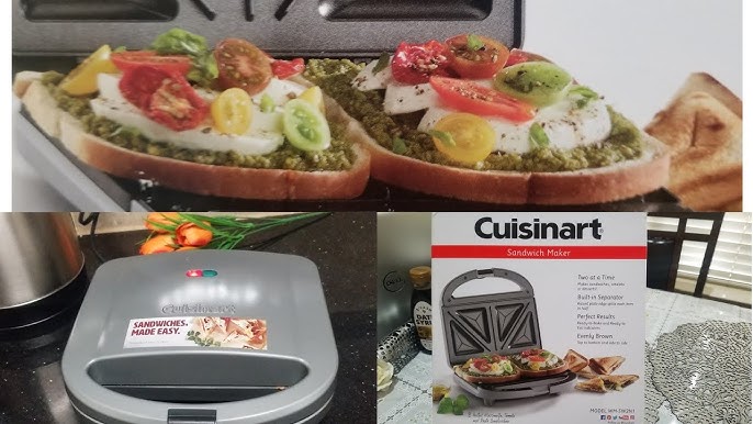 Cuisinart Grill Sandwich Maker WM-SW2 - Brand New, In Box - Tested