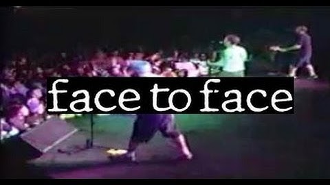 FACE TO FACE disconnected MONTREAL 1995