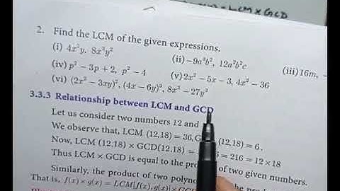 10th Standard Mathematics | Algebra - Relationship between LCM & GCD - Part 1