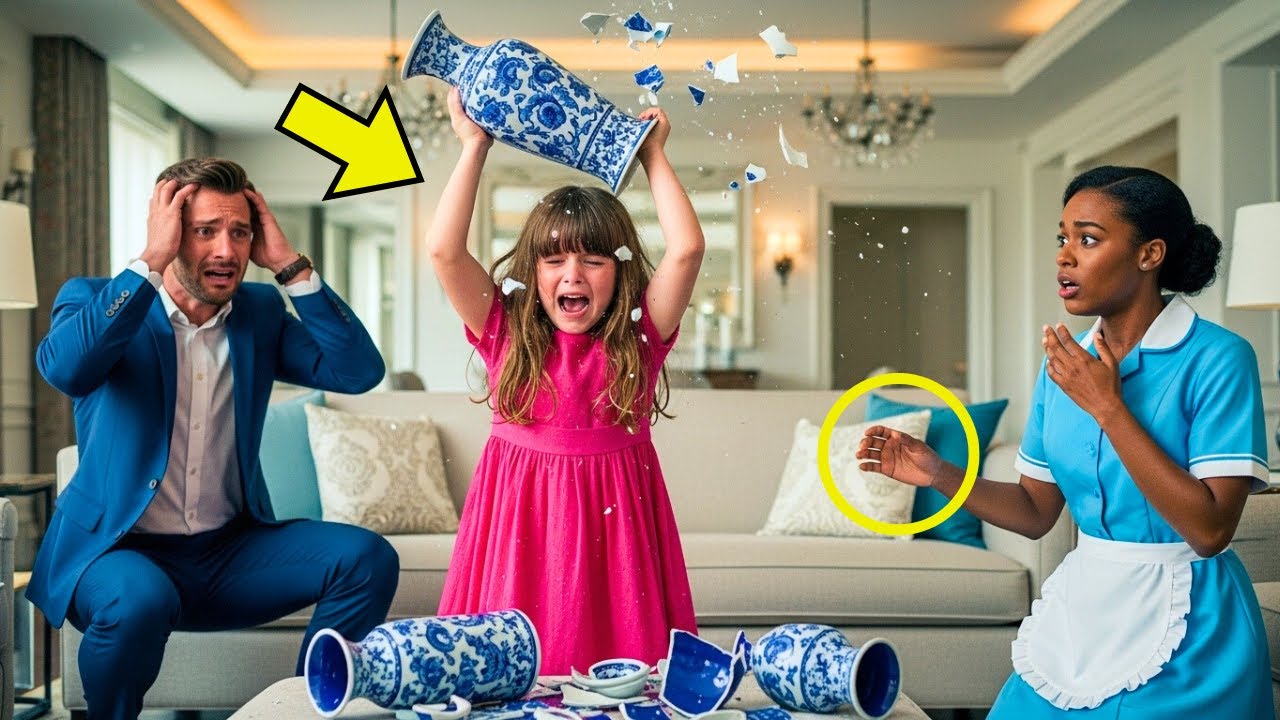 Nimeni nu reușea să o liniștească pe fiica autistă a milionarului.. Până când menajera a făcut impos