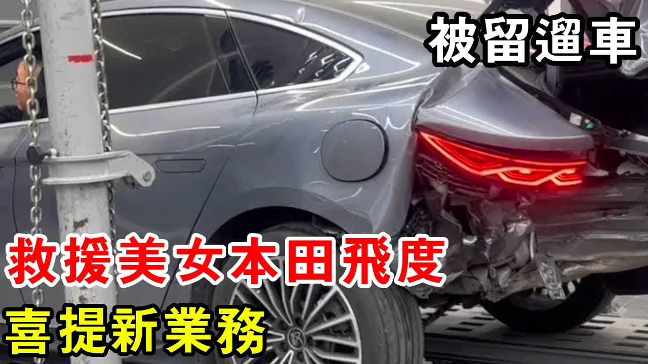 救援美女本田飛度，被留遛車後，喜提新業務！ 【暴躁的車輪】
