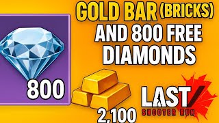 Free 800 Diamonds and Gold Bar(Bricks) in Last Z: Survival Shooter screenshot 5
