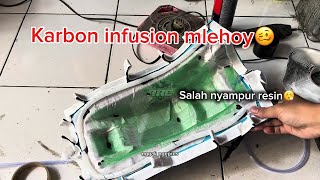 Tutorial On Carbon Infusion For Ninja Ss Mudguards