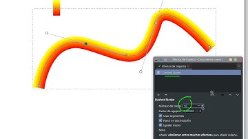 Gradient in a stroke with LPE (live path effect: 