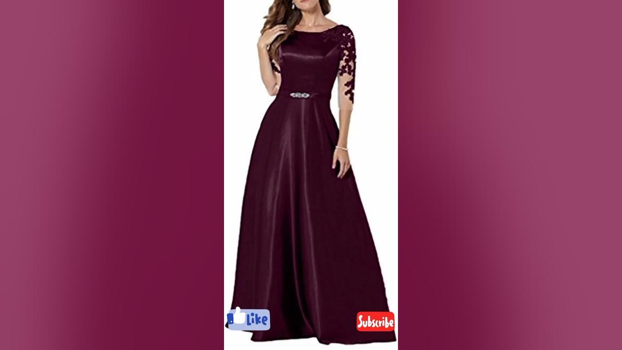 gown for full figured/full gown dress party wear/what is the difference