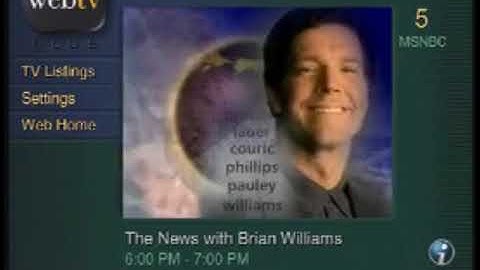 [HQ] WebTV Plus 2.1.1 Demo (1997) - Clip Compilation