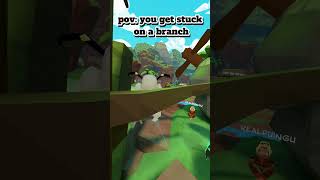 pov: u get stuck on branches #ug #roblox #holidaypresent #ugvr #gorillatag #funny #realatable