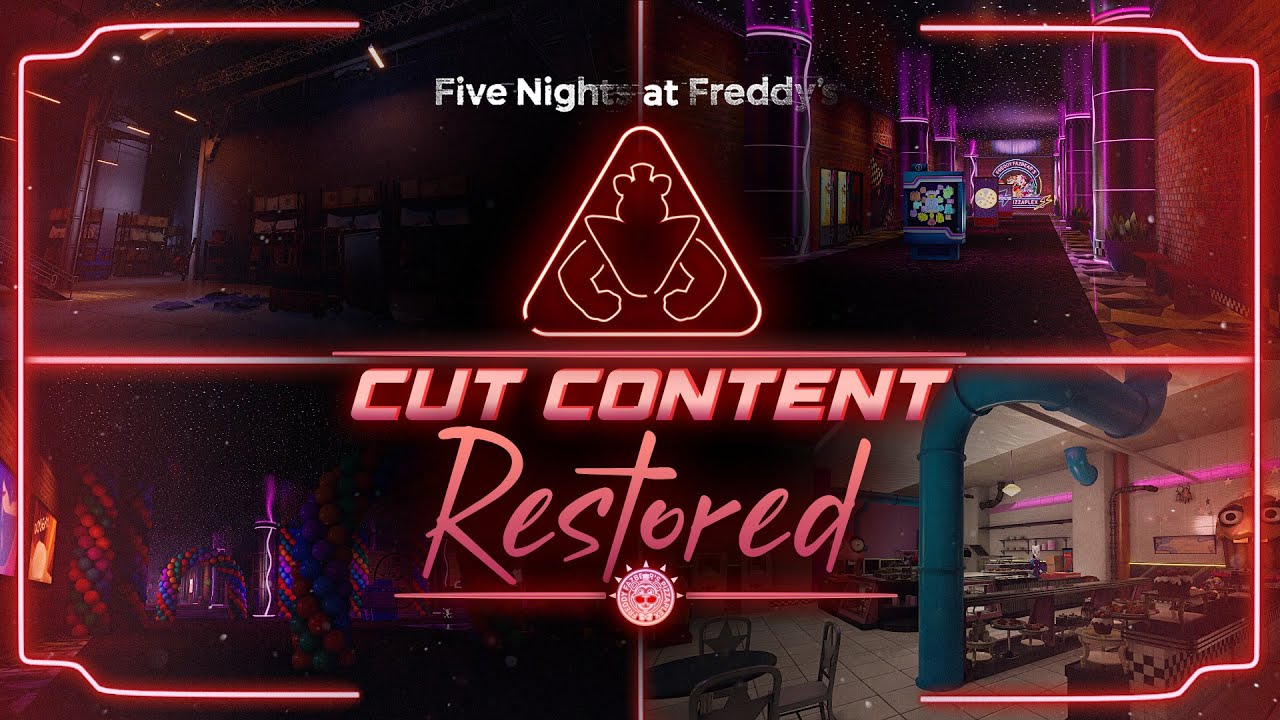 FNaF: SB | Cut Content Restored | Русский дубляж | Ровно 4 Года игре