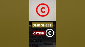 Option ⓒ ✅ on OMR sheet 🔥 #shorts #ytshorts #options #computer #tricks #trending