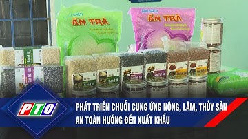 Phát triển chuỗi cung ứng nông, lâm, thủy sản an toàn hướng đến xuất khẩu  | PTQ