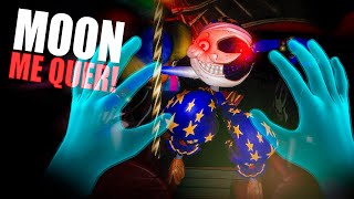 Fugindo do Moon no FNAF VR 2 o Five Nights at Freddy's: Help Wanted 2