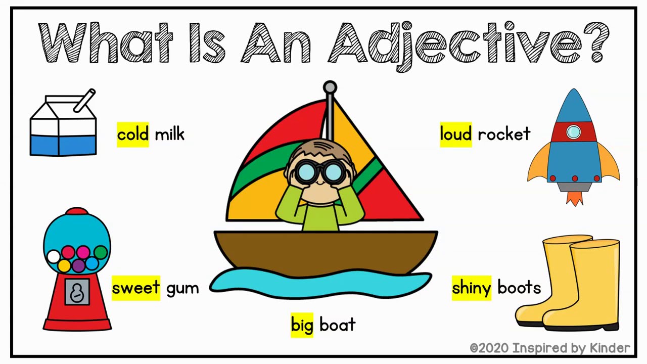 What is an Adjective? (Adjectives for Kindergarten/First Grade ...