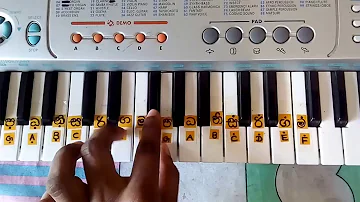 Ma sitha miuru kalpana chords| මා සිත මියුරු keyboard notation