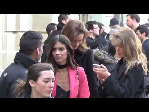 Supermodel Sara SAMPAIO @ Paris 3 march 2016 Fashion Week show Balmain mars