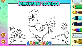 MEWARNAI GAMBAR AYAM JAGO screenshot 5