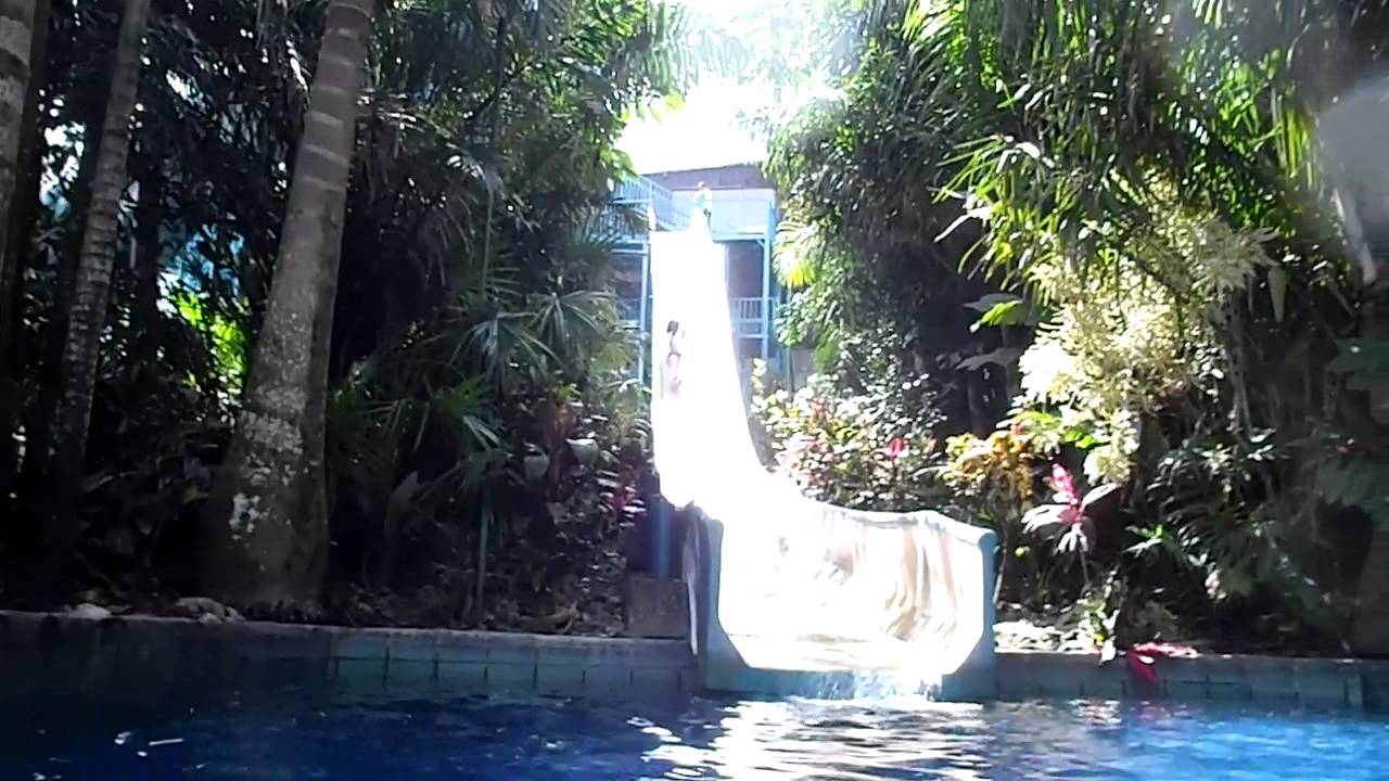 A water slide ride at Baldi Hot Springs, La Fortuna, Costa Rica. YouTube