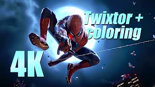 Peter Parker The Amazing Spider-man 1&2 4K Twixtor Scenepack with Coloring for edits MEGA (Part 2)