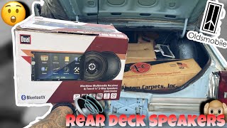 Adding Rear Deck Speakers to the Cutlass