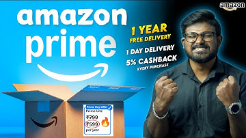 1 Year Free Delivery🔥Amazon Prime Subscription kaise le 2025 | Prime Amazon 2025 Sale