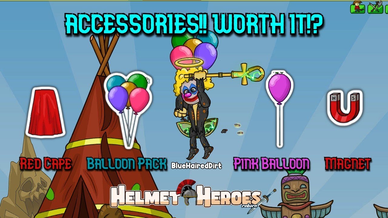ACCESSORIES ARE HERE!! | Helmet Heroes Reborn - YouTube